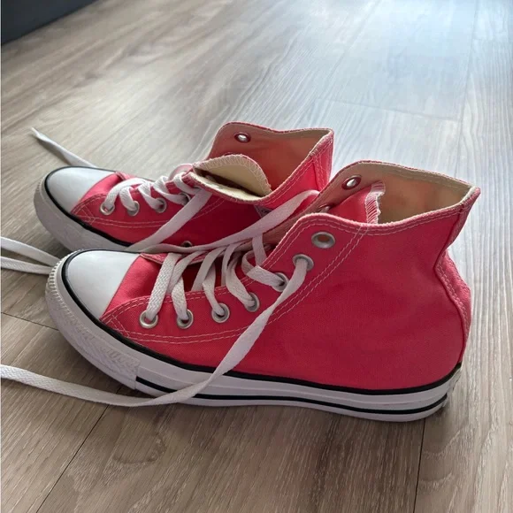 Converse Coral High-Top Sneakers - Picture 4 of 5